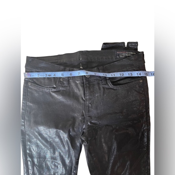 AllSaints SpitalField Jack Place Black Pants Size 28 - Picture 7 of 8